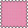 Dollhouse Miniature Silk Fabric: Checkers - Red